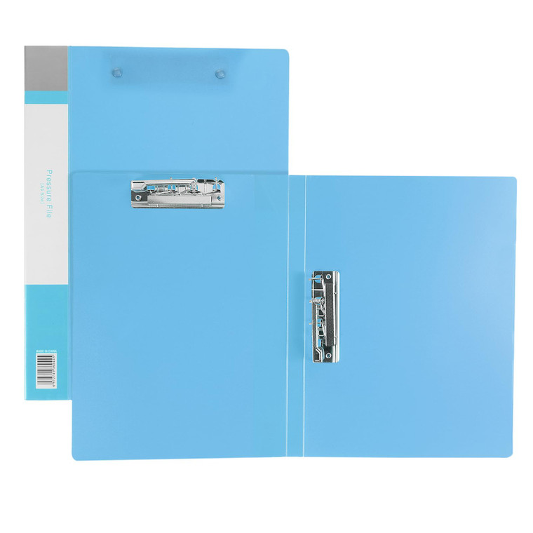 PATIKIL 9.3x12.2 Punchless Binder Clamp, 2 Pcs Plastic Double Strong Clip Clamp Binder Without Rings Sheet File Folder Protector for A4 Size Paper Of