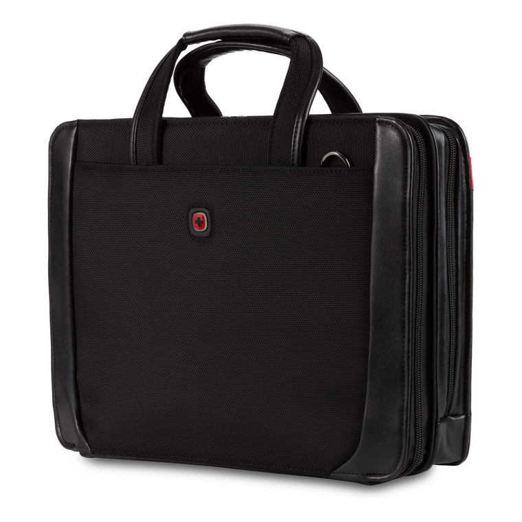 Wenger Luggage Proxy Zippered Laptop Presentation Padfolio, Black, 14-inch (601675)