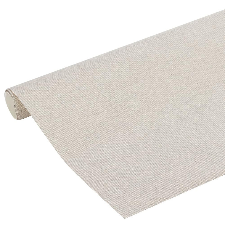 BENECREAT 29.5x15.7 Inch Book Bingding Cloth, Natural Linen Surface Paper Backed Bookcover Bookbinding Cloth for Book Album Binding Scrapbooking, Bur