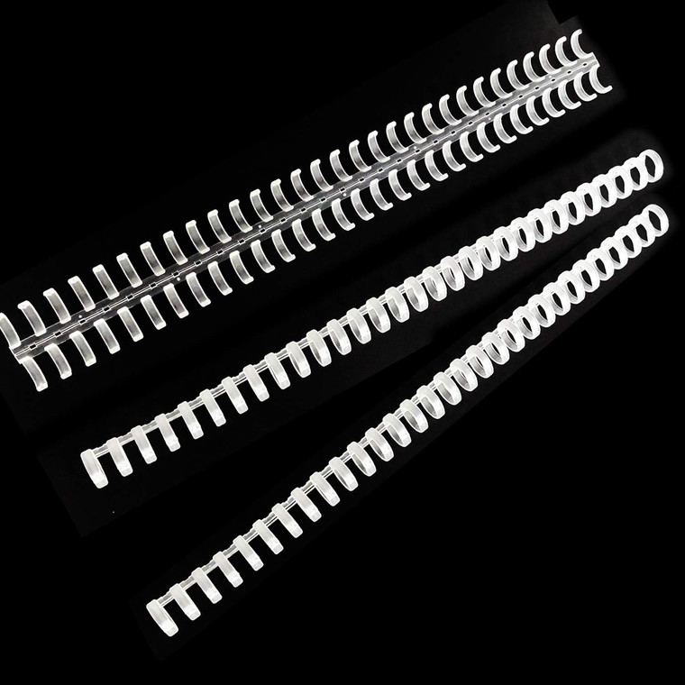 Honbay 10PCS Plastic 30-Hole Loose Leaf Binder Ring for Home and School