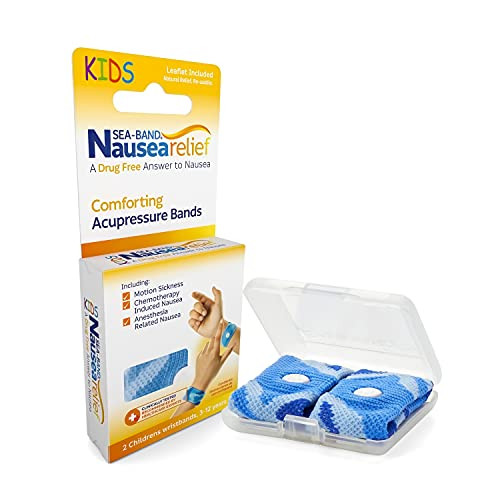 Sea-Band Anti-Nausea Acupressure Wristband for Motion & Morning Sickness, Child, Color May Vary