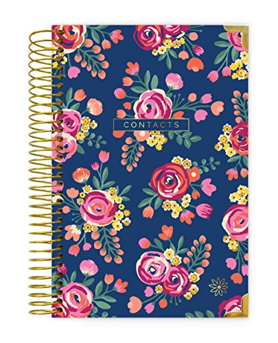 bloom daily planners NEW Address Book with Alphabetical Tabs - Hardcover Phone Book Organizer for Telephone Numbers, Passwords, Birthdays & Anniversa