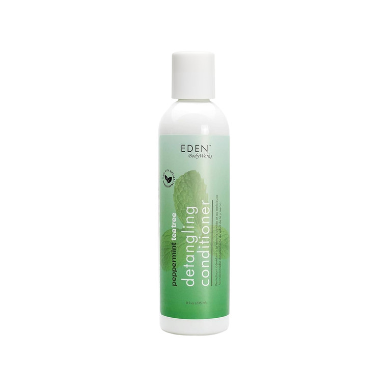 EDEN BodyWorks Peppermint Tea Tree Conditioner | 8 oz | Refresh & Soothe Scalp, Moisturize & Detangle Hair - Packaging May Vary