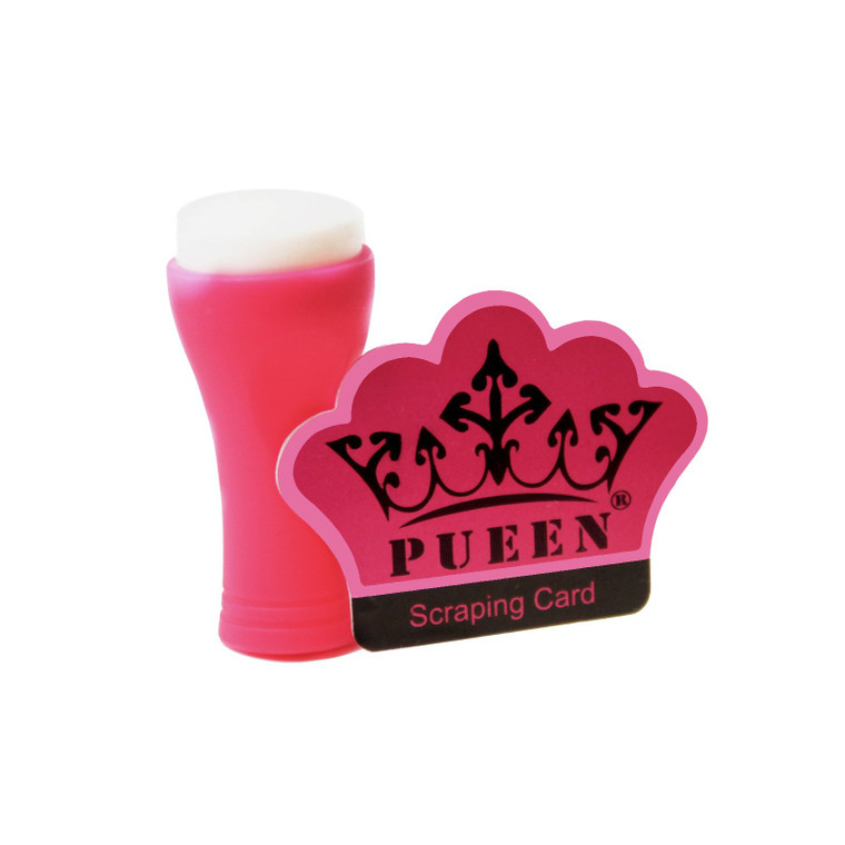PUEEN Nail Art Super Soft Squishy Silicone Stamper and Scraper Set - Stamping Tools-BH000026