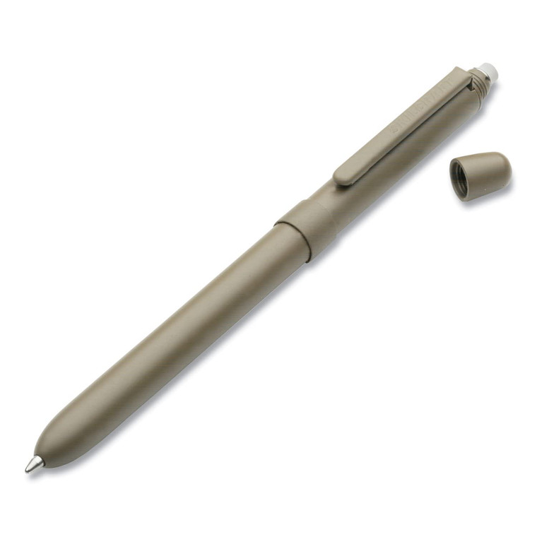 AbilityOne - 7520016911540 - B3 Aviator Multifunction Pen and Pencil - Sand Barrel - Medium Point - Black/Red Ink