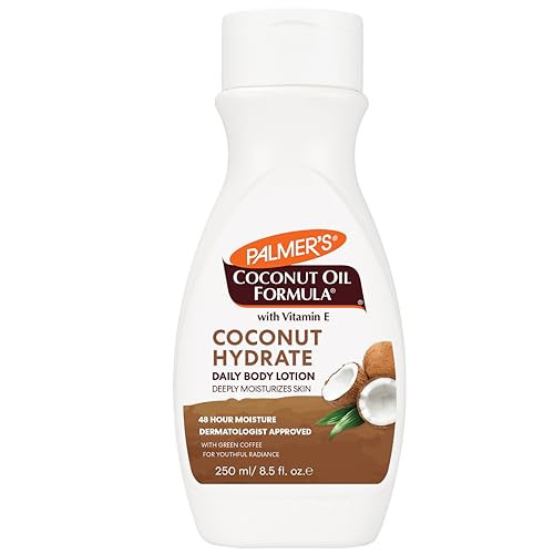 Palmer's Coconut Oil Formula Body Lotion for Dry Skin, Hand & Body Moisturizer with Green Coffee Extract & Vitamin E, Flip Cap Bottle, 8.5 Fl Oz (Pac