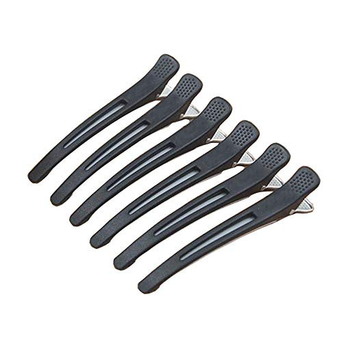 XINGZI 12PCS Professional Hair Stylist Hair Clips Hair Disk Partition Clip Hairpins Barrettes Barber Shop Hairstyle Long Hair Clamps for DIY Sectioni
