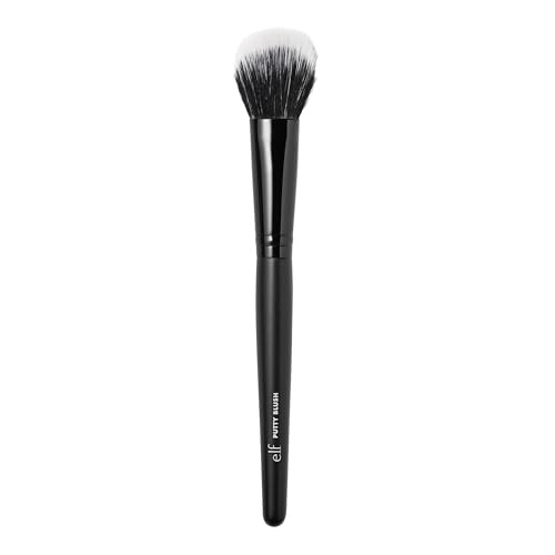 e.l.f. Putty Blush Brush, Makeup Brush For Putty & Cream Formulas, Easily Applies Blush & Bronzer For An Airbrushed Look, Vegan & Cruelty-Free