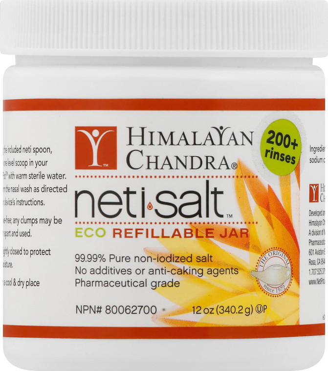 Himalayan Chandra Neti Pot Salt Jar, 12 oz