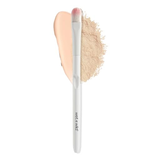 wet n wild Concealer Brush, Under Eye & Brow Blending for Large Max Coverage, Ergonomic Handle for Comfortable Precision Control , Cruelty-Free & Veg