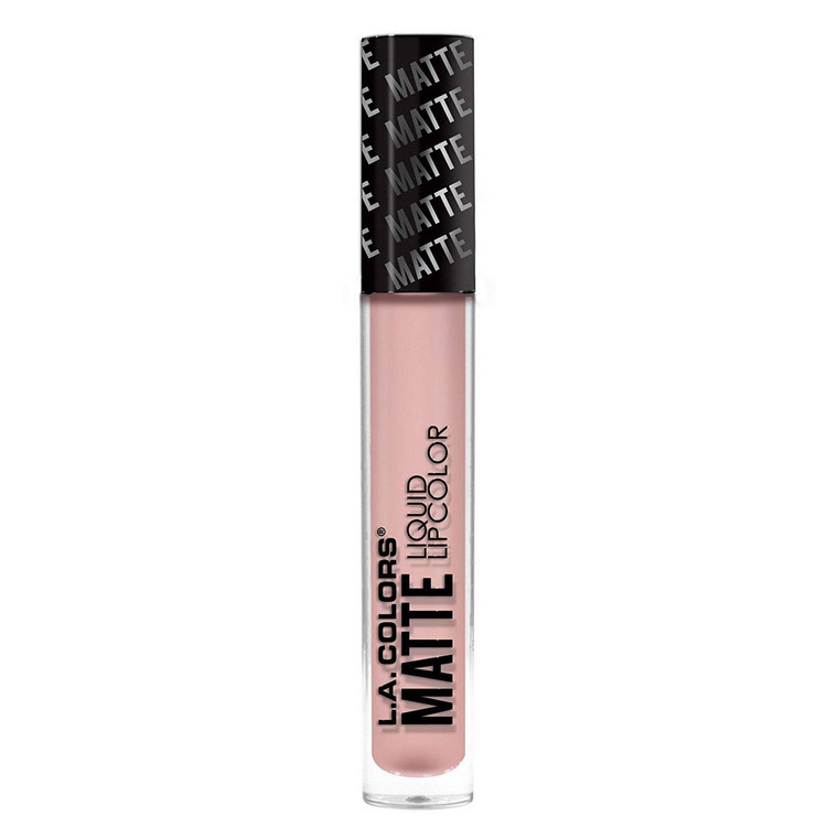 L.A. COLORS Matte Liquid Lip Color, Barely There CLG415