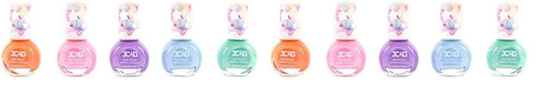 3C4G Pastel Dreams Nail Polish Set for Girls & Teens - Includes 5 Colors - Non-Toxic, Ages 8+ by Make It Real