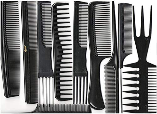 Annie Professional Comb Set 10Ct Black