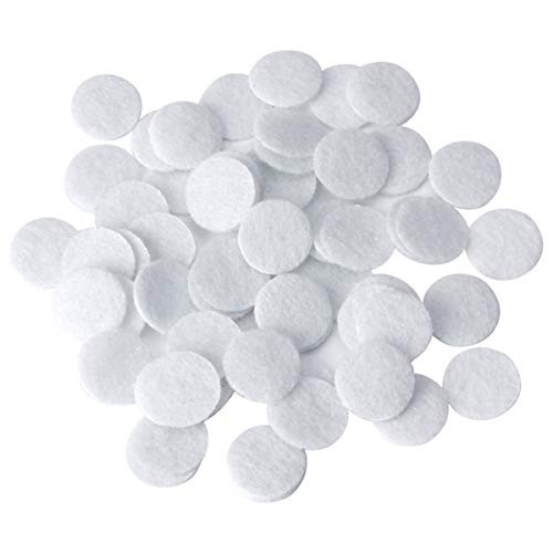 200 Pcs Microdermabrasion Cotton Filters, TopDirect Replacement 10 mm Diamond Dermabrasion Filters Facial Vacuum Filters Accesories Sponge Filter for