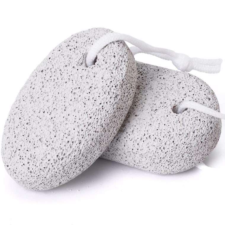 Natural Pumice Stone for Feet 2 PCS, PHOGARY Lava Pedicure Tools Hard Skin Callus Remover for Feet and Hands - Natural Foot File Exfoliation to Remov