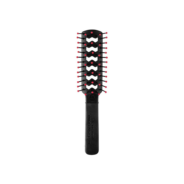 Cricket Static Free Mini Fast Flo Vent Hair Brush - Curling, Blow Drying, Detangling and Styling Wet or Dry Hair, Ideal for Travel, 1.5", Suitable fo