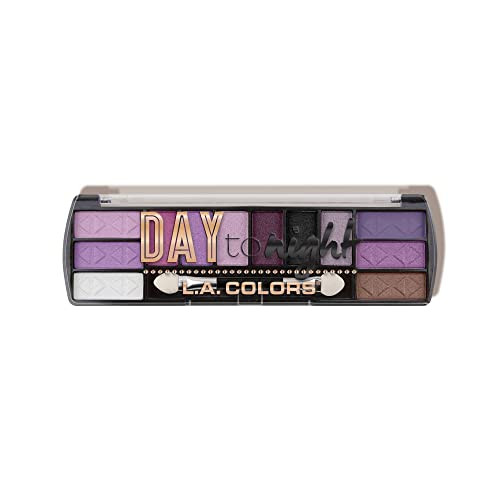 L.A. COLORS Day to Night 12 Color Eyeshadow, Twilight CES427