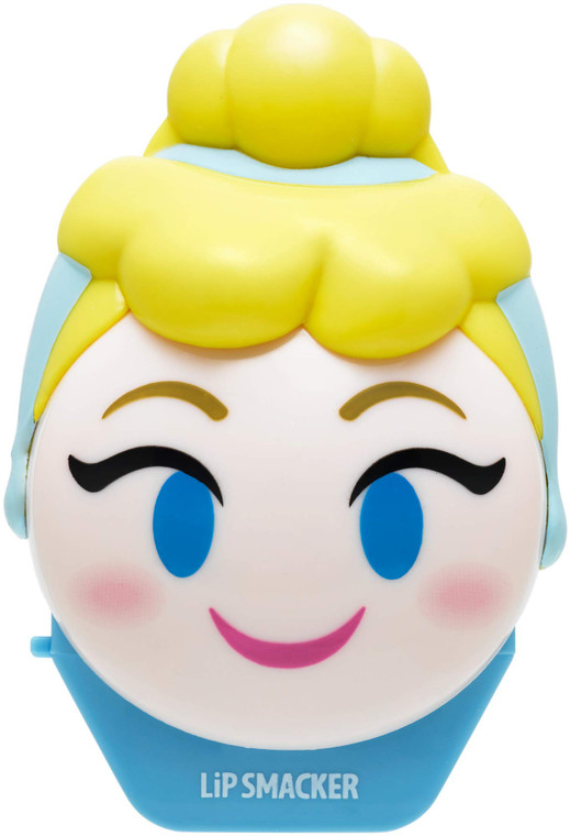 Lip Smacker Disney Cinderella Emoji Lip Balm Flavored, Bibbity Bobbity Berry, Clear, For Kids
