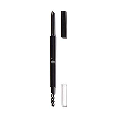 e.l.f. Ultra Precise Brow Pencil, Creamy, Micro-Slim, Precise, Defines, Creates Full, Natural-Looking Brows, Tames and Combs Brow Hair, Cool Brown, 0