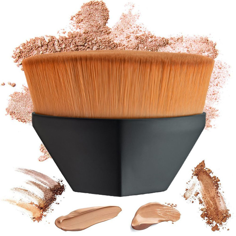 AKOAK 1 Pack Magic Foundation Brush, Portable Exquisite Makeup Brush, with Storage Box, for Mixing Liquid, Cream or Flawless Foundation Makeup