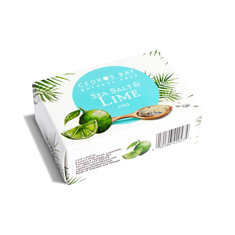 Cedros Bay Cosmetics Cedros Bay Natural Soap - Sea Salt & Lime, 170g