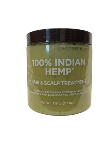 Kuza 100% Indian Hemp Hair & Scalp Treatment, 7.7oz - Improves Dry Hair and Scalp