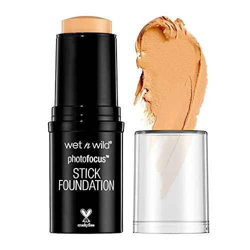 wet n wild Photo Focus Matte Foundation Stick Makeup, Buff Beige | Vegan & Cruelty-Free
