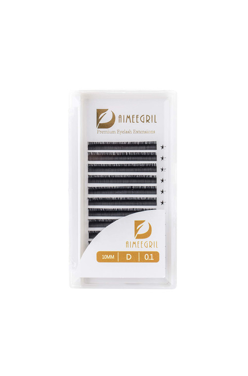 Lash Extensions, 0.10mm D Curl 10mm, Faux Mink Individual Eyelashes Extension 8mm | 9mm | 10mm | 11mm | 12mm | 13mm | 14mm | 15mm| Mix |