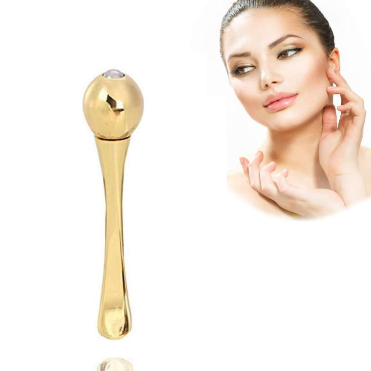 Eye Cream Massage Sticks, Zinc Alloy Eye Cream Applicator Eye Anti Wrinkle Eye Fatigue Relief Massage Stick for Facial-Treatments-and-Masks Cream Sco