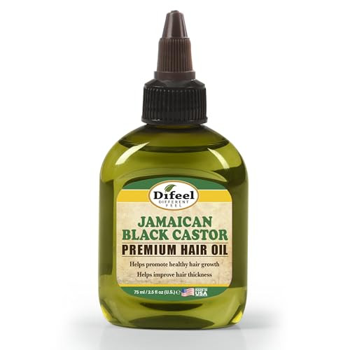 Difeel Premium Hair Oil - Jamaican Black Castor Oil 2.5 oz.