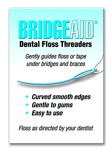 BridgeAid Dental Floss Threaders (1 Pack of 50)
