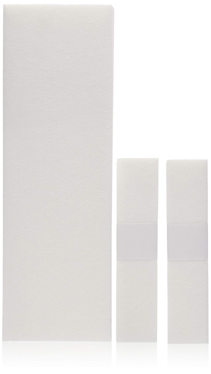 FantaSea Non Woven Facial and Body Wax 100 Strips, 50 small 50 large