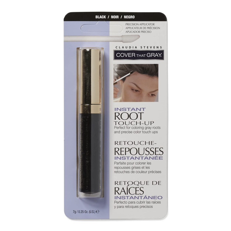 Claudia Stevens Cover That Gray Root Touch Up Hair Color - Black