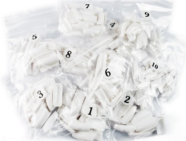 CJESLNA 500pcs French Acrylic False Artificial Nail Art Tips