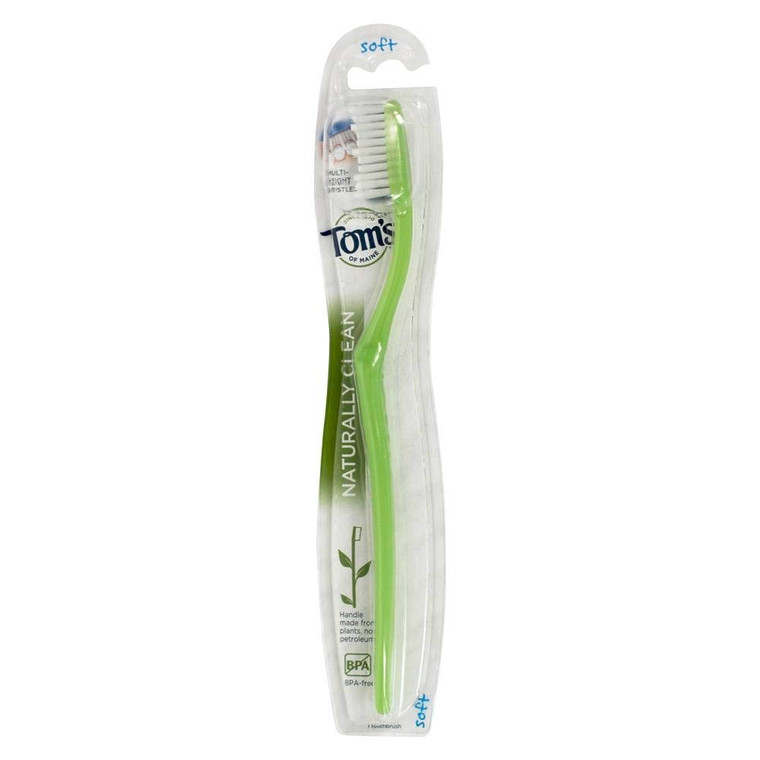 Toms Toothbrsh Adult Sft Size 1ct Toms Toothbrush Adult Soft Single