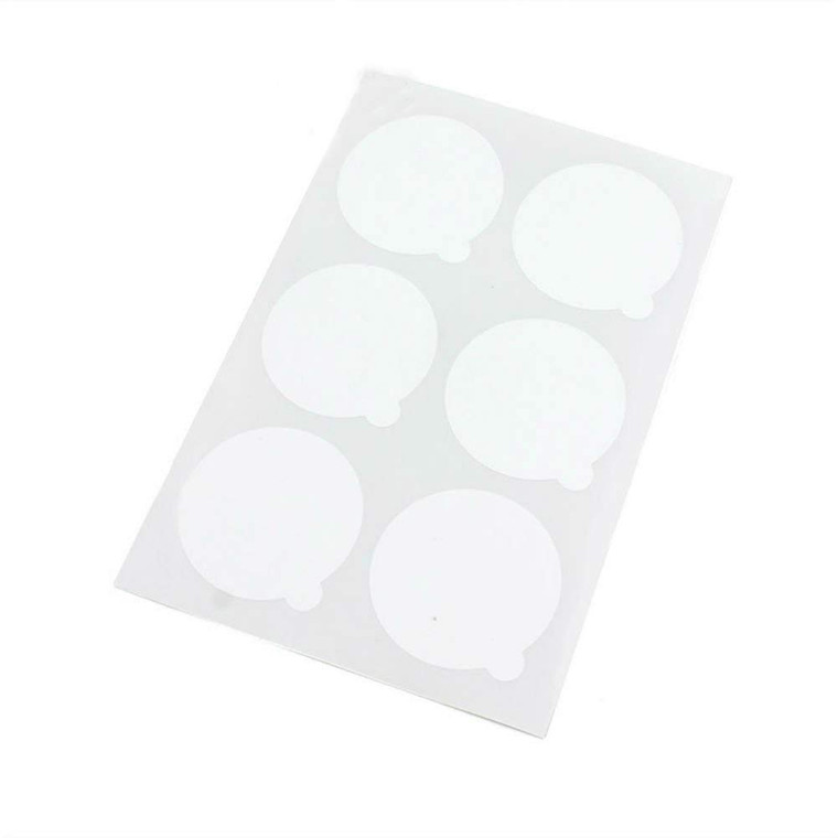 AKOAK 108 Pieces 5cm Disposable Eyelash Extension Glue Holder Adhesive Glue Pallet Sticker Pads