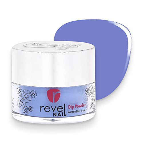 Revel Nail Dip Powder - Green Powder Dip Nail Polish, Chip Resistant Dip Nail Powder with Vitamin E and Calcium, DIY Manicure, Hyper