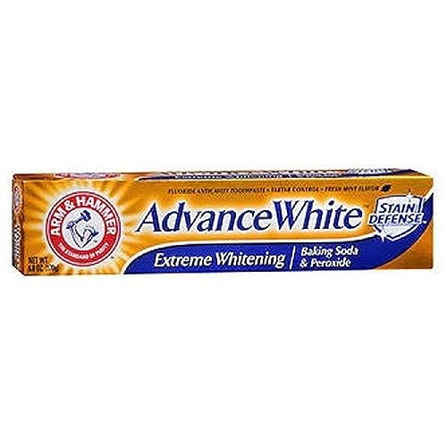 Arm & Hammer Advance Toothpaste Baking Soda Peroxide Tartar Control, White, 6 Ounce