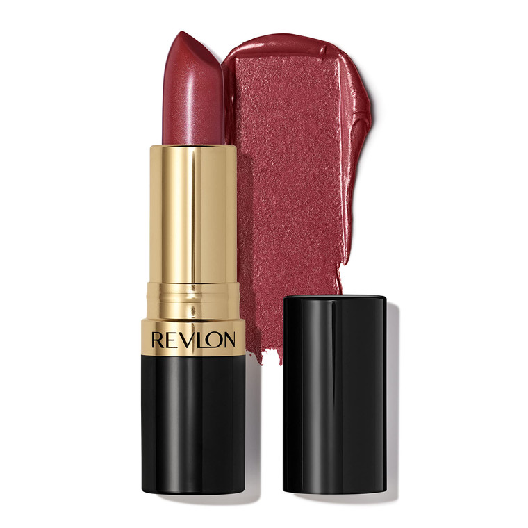 Revlon Super Lustrous Lipstick, Creamy Formula For Soft, Fuller-Looking Lips, Moisturized Feel, 641 Spicy Cinnamon, 0.15 oz