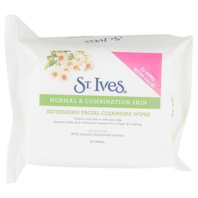 St. Ives Refreshing Face Cleansing Wipes - 35 Pack of Wipes