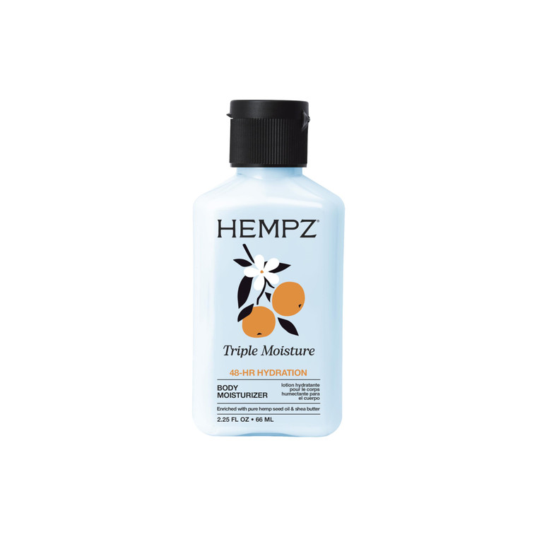 HEMPZ Body Lotion Triple Moisture - Whipped Crème Daily Moisturizing Cream, Shea Butter Hand and Body Moisturizer - Hemp Lotion - Skin Care Products,