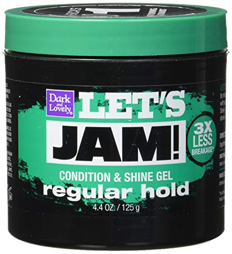 Soft Sheen Carson Lets Jam Condition & Shine Gel Regular Hold Jar (130ml), 4.4 Oz