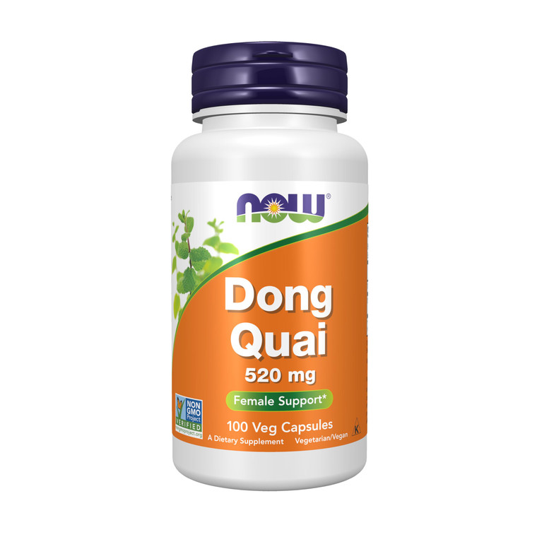 NOW Supplements, Dong Quai (Angelica sinensis) 520 mg, Female Support*, 100 Veg Capsules
