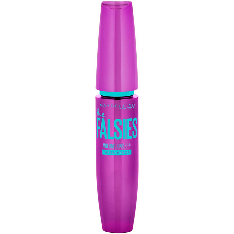 Maybelline Volum' Express The Falsies Waterproof Mascara, Volumizing and Separating Make Up Formula, Blackest Black, 1 Count