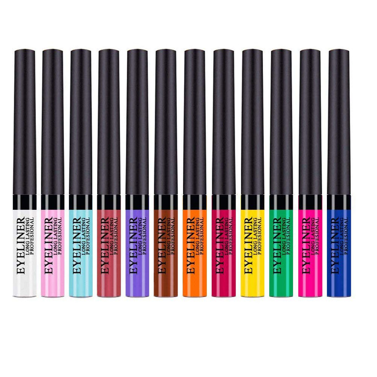 Liquid Glitter Eyeliner Metallic Glitter Sparkling Eyeliner Eyeshadow High Pigmented Colorful Brighten Eye Shadow Long Lasting Sparkling