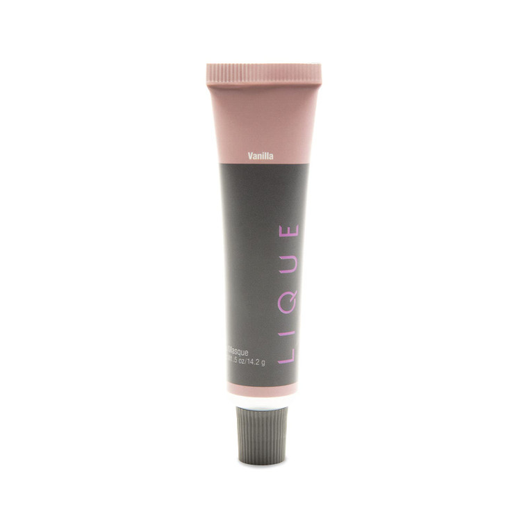 LIQUE Cosmetics Lip Mask for Dry, Cracked Lips, Ultra-Hydrating with a Hint of Color, Vanilla, 0.5 Oz.
