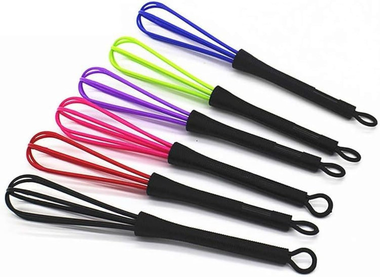 1Pc Random 6 Colors Plastic Hairdressing Dye Cream Whisk Hair Color Mixer Hair Care Styling Tools Mixer Tool Hair Color Mixing Bowls