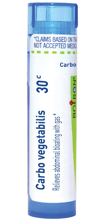 Boiron Carbo Vegetabilis 30C Homeopathic Medicine for Bloating & Gas - 80 Pellets