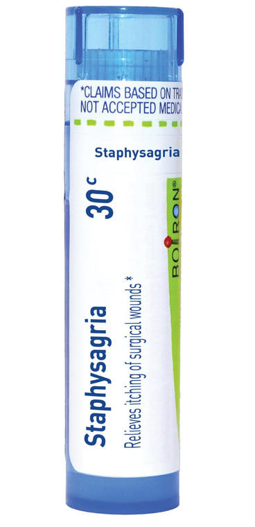 Boiron Staphysagria 30C Homeopathic Medicine for Surgical Wounds - 80 Pellets