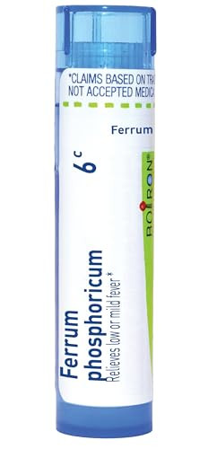 Boiron Ferrum Phosphoricum 6C Homeopathic Medicine for Fever - 80 Pellets